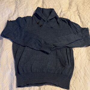Elegant Navy Turtleneck Sweater for Men